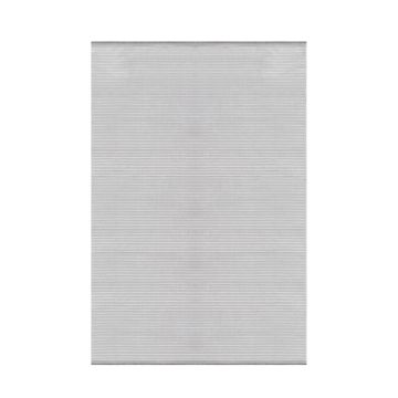 Style Lunix tappeto pelo corto runner 80x150cm argento