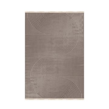 Style Orvyn tappeto pelo corto rettangolo 240x340cm moka