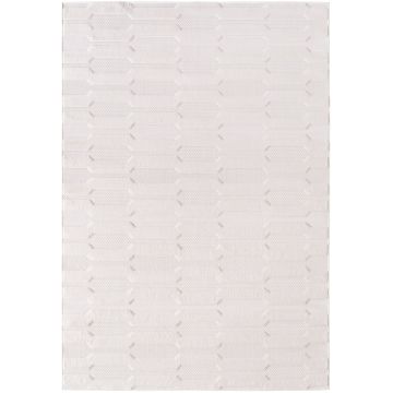 Doha Veyra tappeto pelo corto rettangolo 200x290cm crema