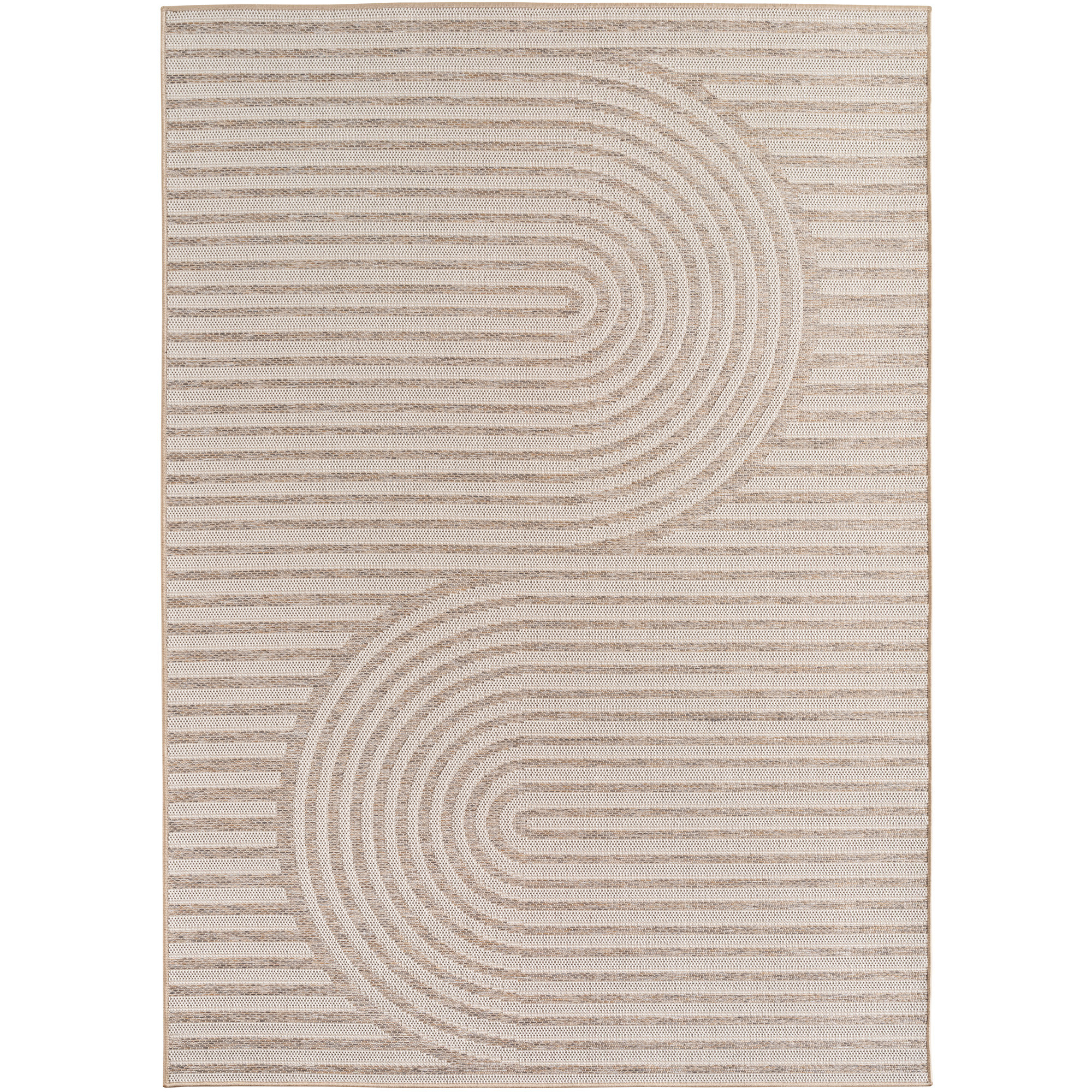 Desert Dek tappeto esterno tessuto piatto rettangolo 240x340cm beige
