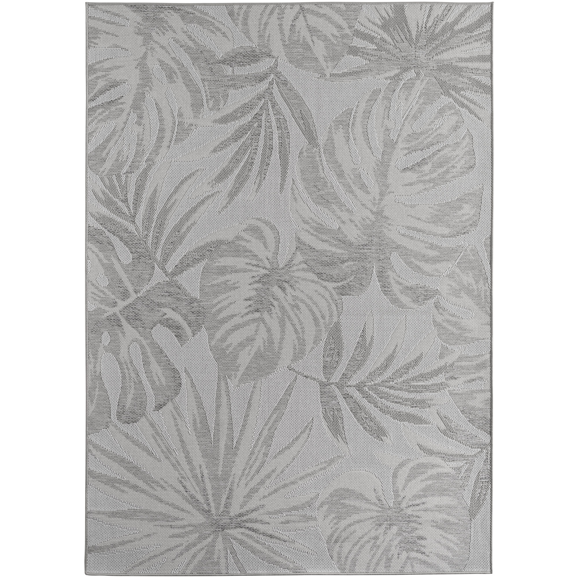 Desert Flo tappeto esterno tessuto piatto rettangolo 240x340cm grigio