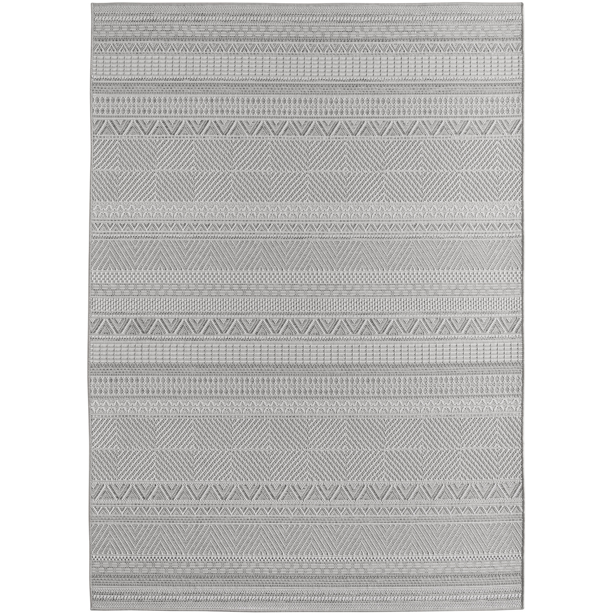 Desert Wav tappeto esterno tessuto piatto rettangolo 240x340cm grigio