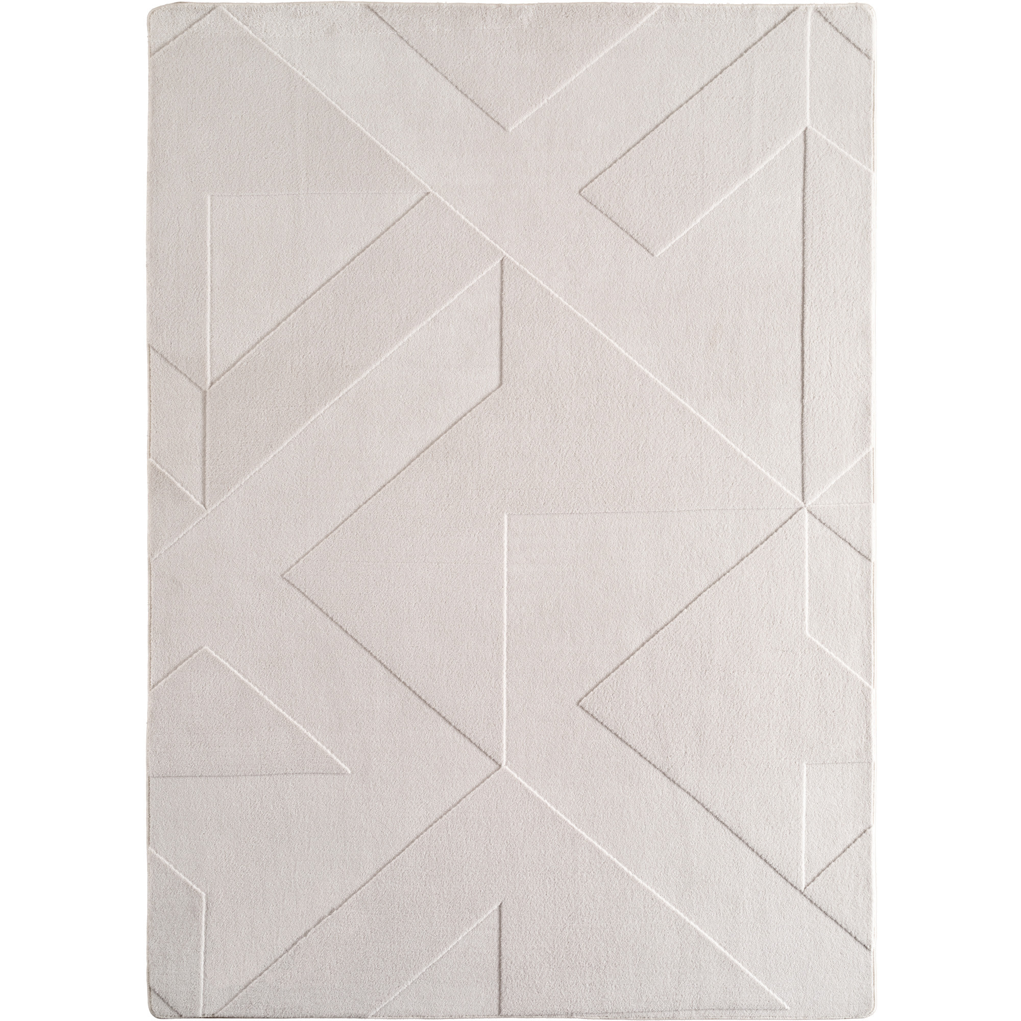 Pompei Aro tappeto pelo corto runner 80x250cm crema