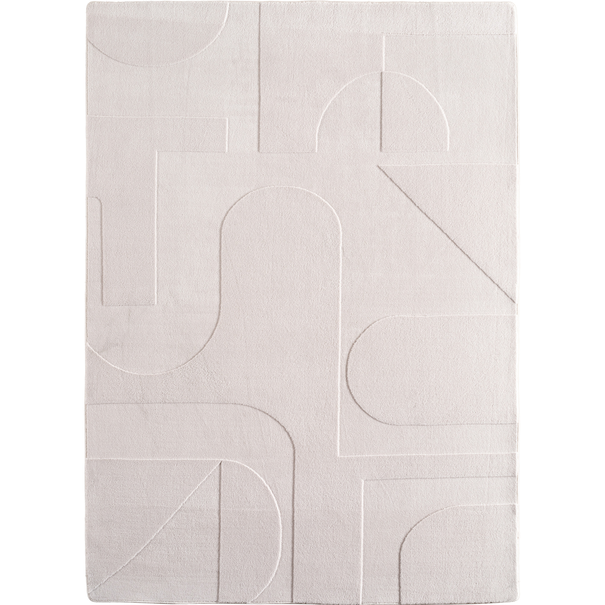 Pompei Yum tappeto pelo corto runner 80x250cm crema