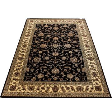 Marrakesh Layla tappeto pelo corto rettangolo 80x150cm nero
