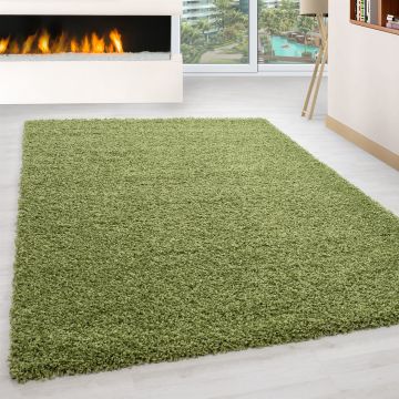 Life Shaggy tappeto pelo lungo rettangolo 240x340cm verde