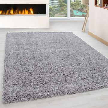 Life Shaggy tappeto pelo lungo rettangolo 240x340cm grigio chiaro