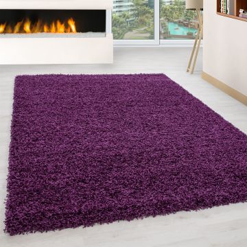 Life Shaggy tappeto pelo lungo rettangolo 240x340cm lila