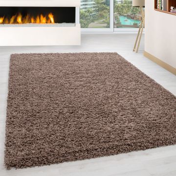 Life Shaggy tappeto pelo lungo rettangolo 240x340cm moka