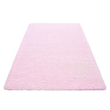 Life Shaggy tappeto pelo lungo rettangolo 140x200cm rosa