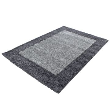 Life Shaggy Ombra tappeto pelo lungo rettangolo 160x230cm grigio