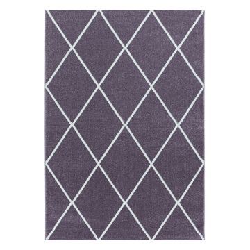Rio Diago tappeto pelo lungo rettangolo 200x290cm lila