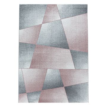 Rio Varie tappeto pelo lungo rettangolo 80x150cm fucsia