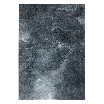 Ottawa Ging tappeto pelo corto rettangolo 80x150cm blu