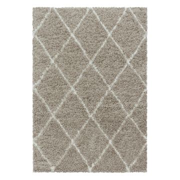 Alvor Shaggy tappeto pelo lungo rettangolo 240x340cm beige