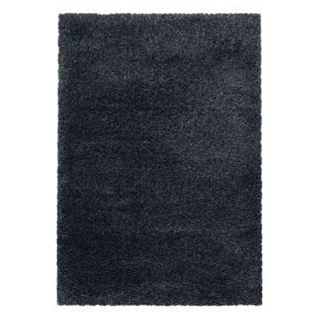 Fluffy Shaggy tappeto pelo lungo rettangolo 240x340cm antracite