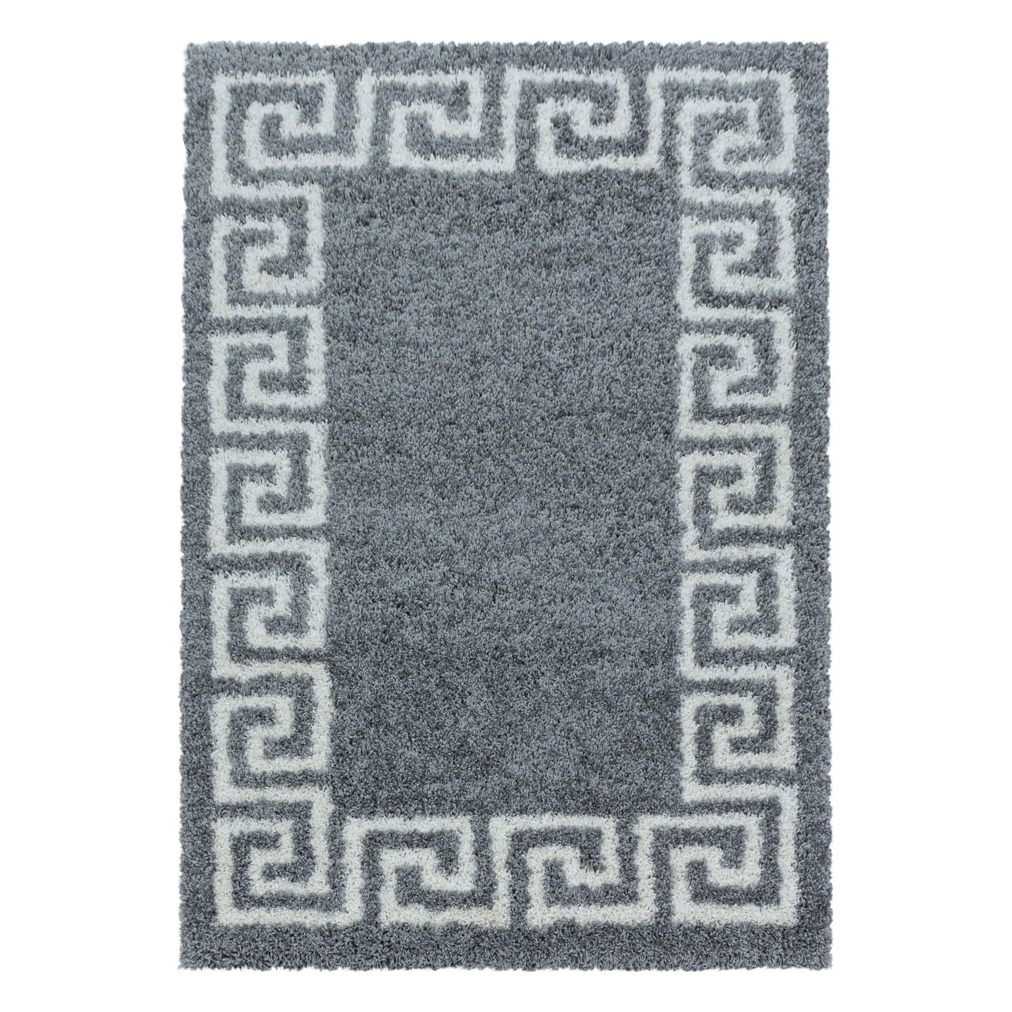 Hera Shaggy tappeto pelo lungo rettangolo 160x230cm grigio