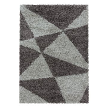 Tango Shaggy tappeto pelo lungo rettangolo 240x340cm taupe