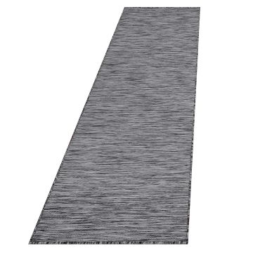 Mambo tappeto esterni tessuto piatto runner 67x230cm antracite