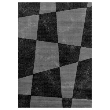 Base Vory tappeto pelo corto rettangolo 240x340cm nero