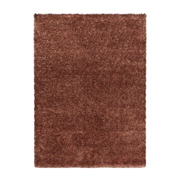 Brilliant Shaggy tappeto pelo lungo rettangolo 240x340cm rame