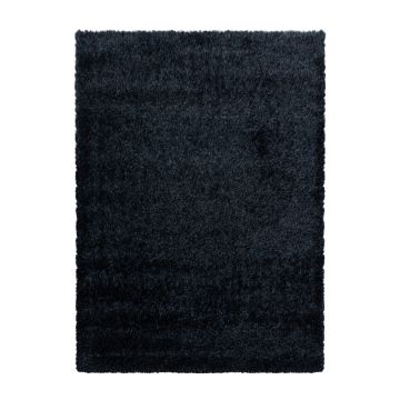 Brilliant Shaggy tappeto pelo lungo rettangolo 240x340cm nero