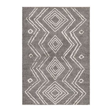 Taznaxt Berber tappeto pelo corto rettangolo 140x200cm nero