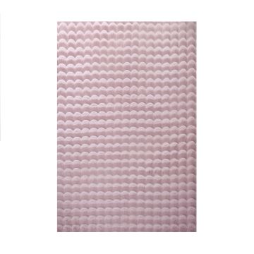Ambiance 3D tappeto soffice pelo corto runner 80x150cm rosa