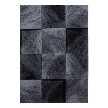 Plus Blocco tappeto pelo corto rettangolo 240x340cm nero