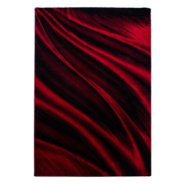 Miami Deserto tappeto pelo corto rettangolo 240x340cm rosso