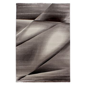 Miami Hios tappeto pelo corto rettangolo 240x340cm marrone