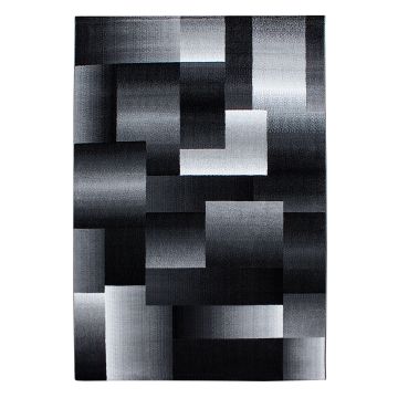 Miami Jawa tappeto pelo corto rettangolo 240x340cm nero
