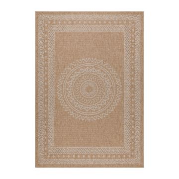 Dhaka Shapl tappeto esterno runner 80x250cm juta beige
