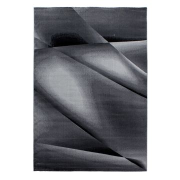 Miami Hios tappeto pelo corto rettangolo 240x340cm nero