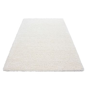 Dream Shaggy tappeto pelo lungo rettangolo 65x130cm crema