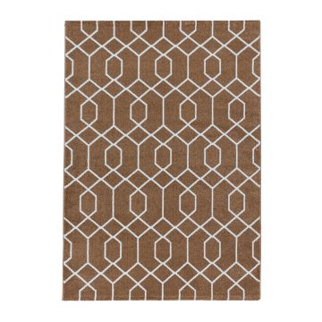 Efor Okta tappeto pelo corto rettangolo 240x340cm rame