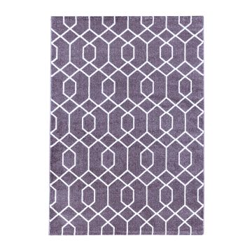 Efor Okta tappeto pelo corto rettangolo 240x340cm violetto