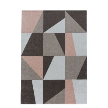 Efor Hexa tappeto pelo corto rettangolo 240x340cm fucsia