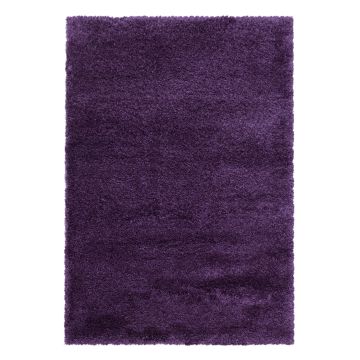 Fluffy Shaggy tappeto pelo lungo rettangolo 240x340cm lila