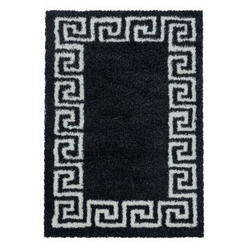 Hera Shaggy tappeto pelo lungo rettangolo 240x340cm antracite