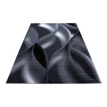 Plus Scala tappeto pelo corto rettangolo 200x290cm nero