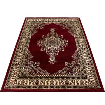 Marrakesh Afra tappeto pelo corto rettangolo 300x400cm rosso