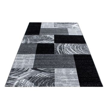 Parma Jawa tappeto pelo corto rettangolo 200x290cm nero