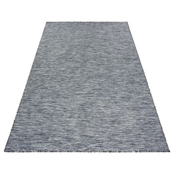 Mambo tappeto esterni tessuto piatto rettangolo 140x200cm antracite