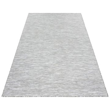 Mambo tappeto esterni tessuto piatto rettangolo 80x150cm taupe