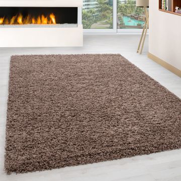 Life Shaggy tappeto pelo lungo rettangolo 60x110cm moka