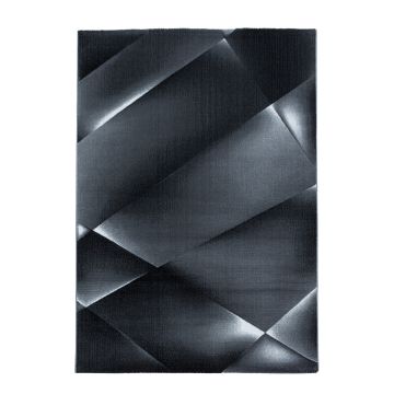 Costa Bary tappeto pelo corto rettangolo 140x200cm nero