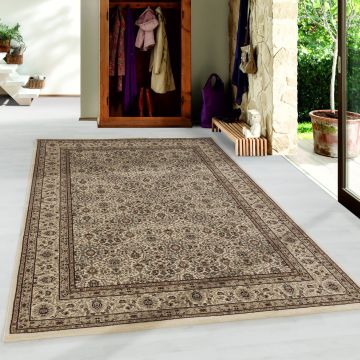 Kashmir Hereke tappeto pelo corto rettangolo 160x230cm beige