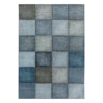 Ottawa Buz tappeto pelo corto runner 80x250cm blu