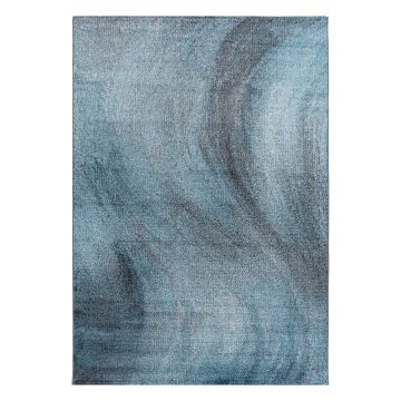 Ottawa Canvas tappeto pelo corto runner 80x250cm blu